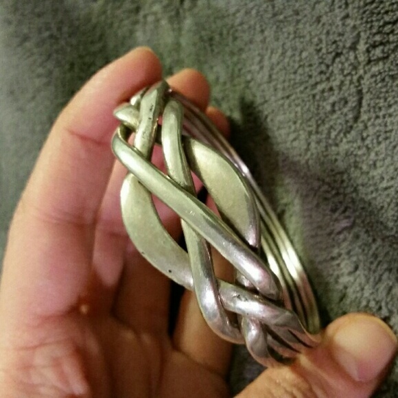 COPY - Sterling silver four part puzzle bracelet! - Picture 1 of 4